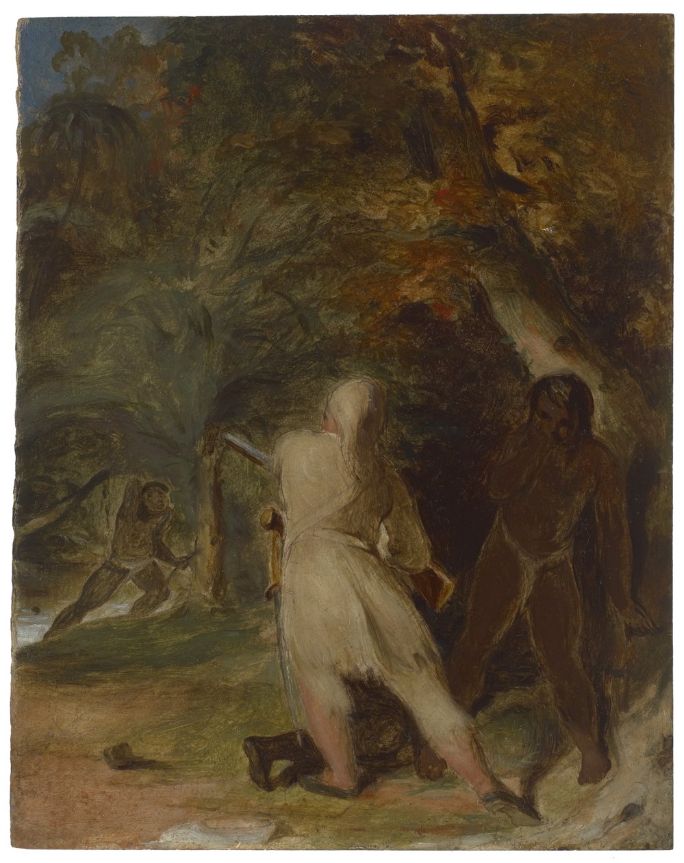 Ratowanie życia w piątek, ok. 1856 r. autorstwa Thomas Sully