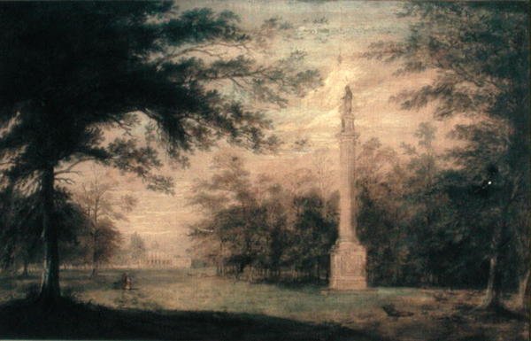Stoke Park, kolumna Sir Edwarda Coke autorstwa Thomas Sully