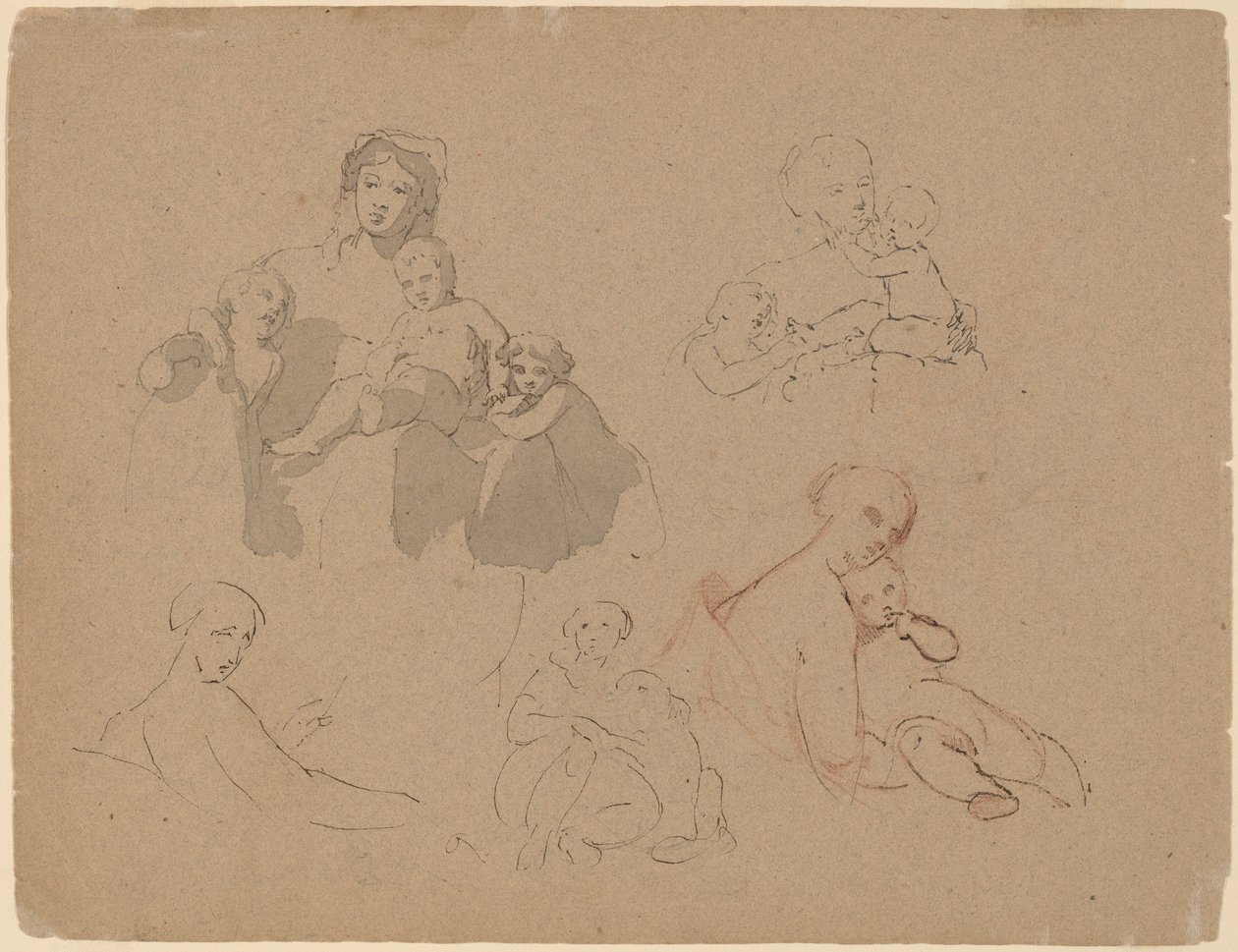 Studia: major Thomas Biddle i Thomas Wilcocks Sully autorstwa Thomas Sully