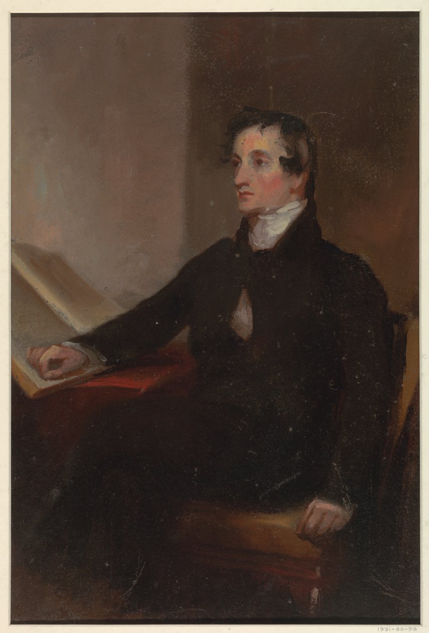 Studia dla „The Reverend Thomas Stockton”, San Francisco Museum of Fine Arts, San Francisco, CA autorstwa Thomas Sully