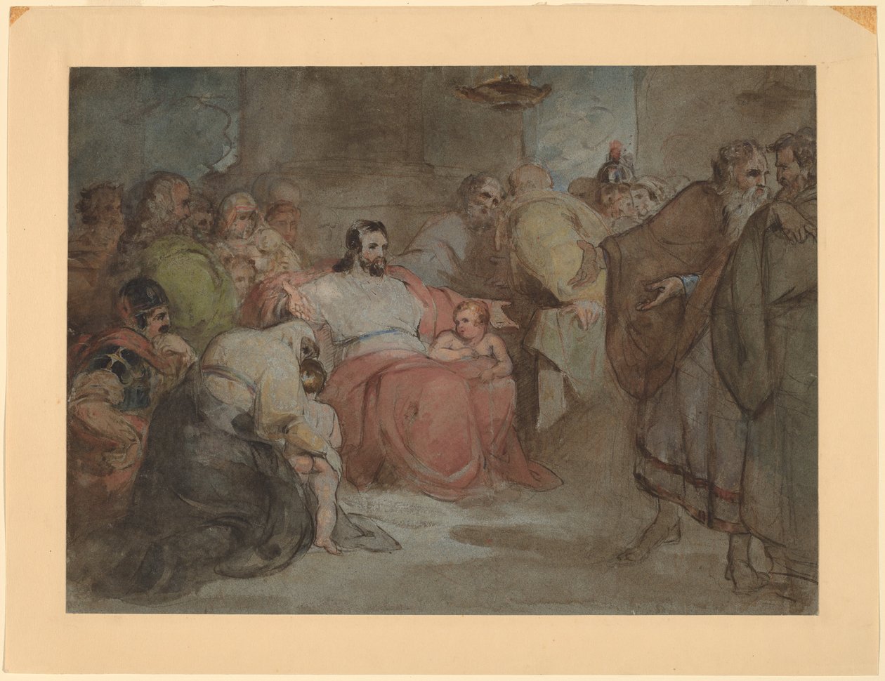 Cierpieć małe dzieci autorstwa Thomas Sully