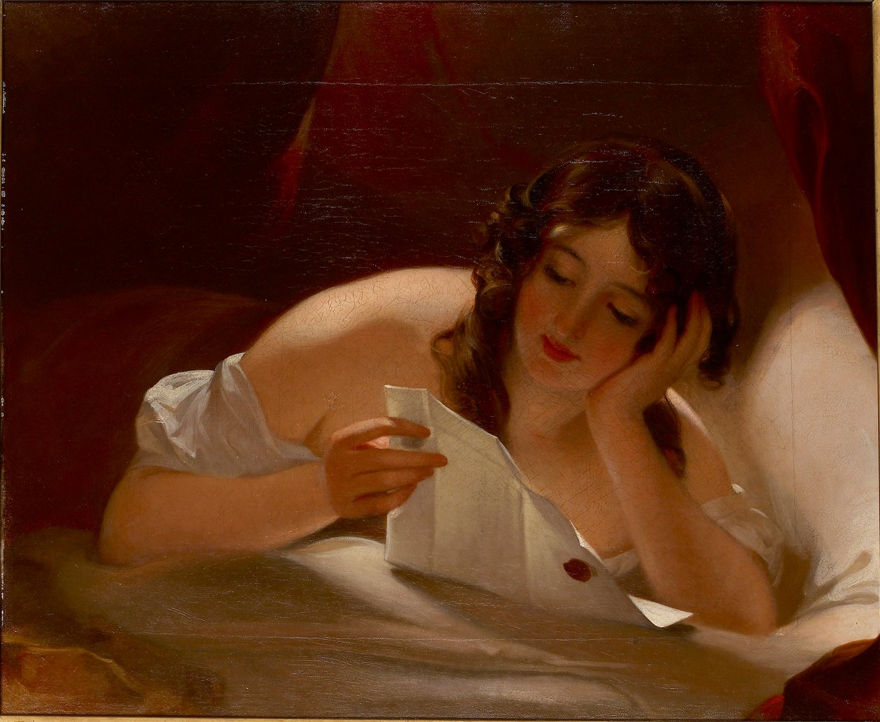 List miłosny, 1834 autorstwa Thomas Sully
