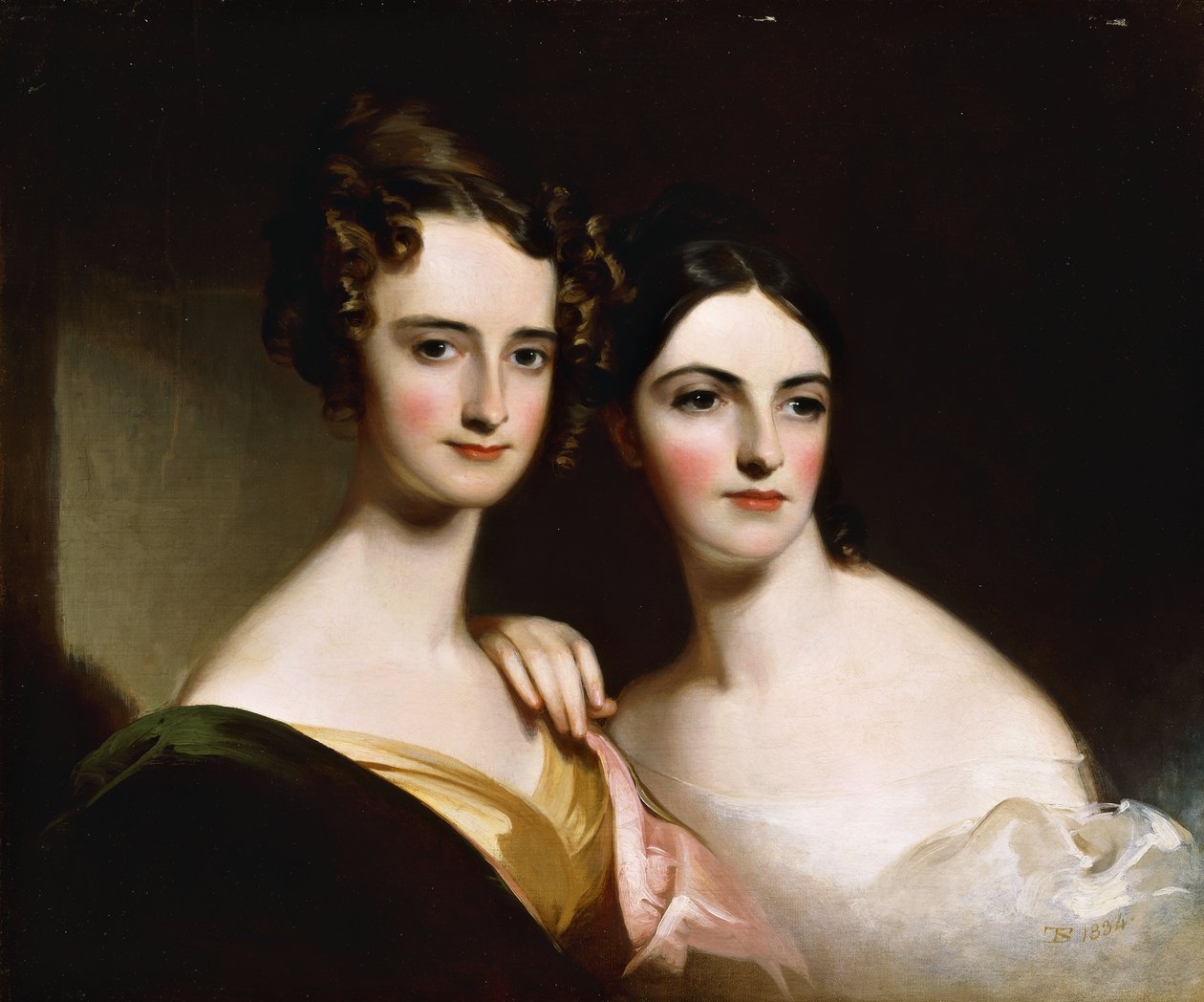 Siostry Mc Ilvaine, 1834 autorstwa Thomas Sully