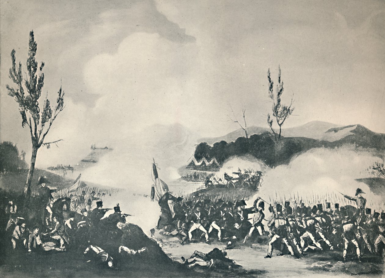 Atak na drogę do Bayonne, 13 grudnia 1813, c1813 1909 autorstwa Thomas Sutherland