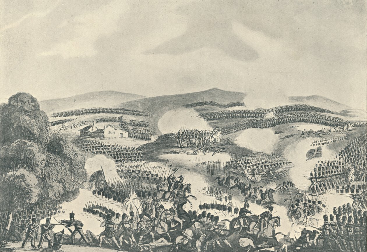 Bitwa pod Quatre Bras, 16 czerwca 1815, 1815 1909 autorstwa Thomas Sutherland