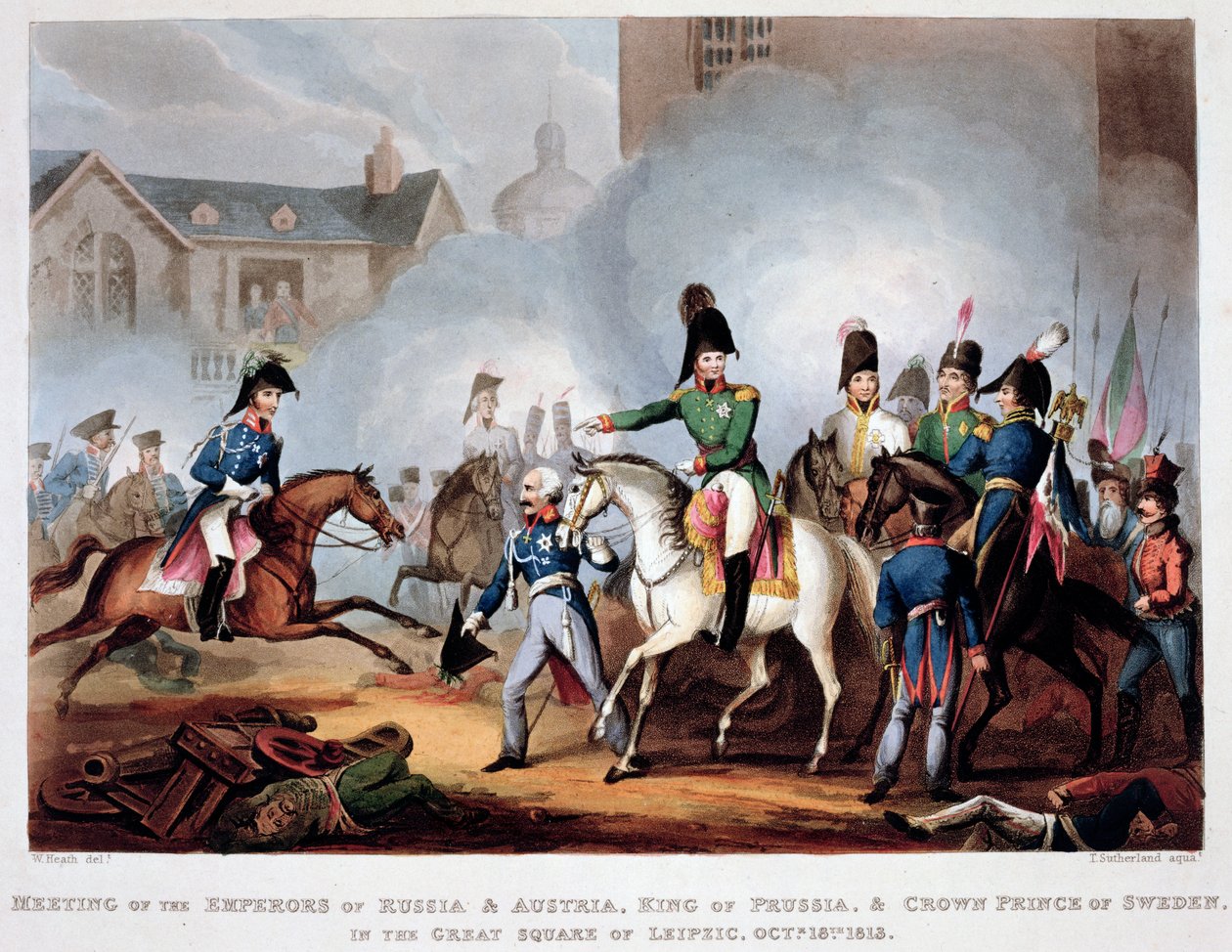 Dowódcy alianccy w Lipsku, 1813 1815 autorstwa Thomas Sutherland