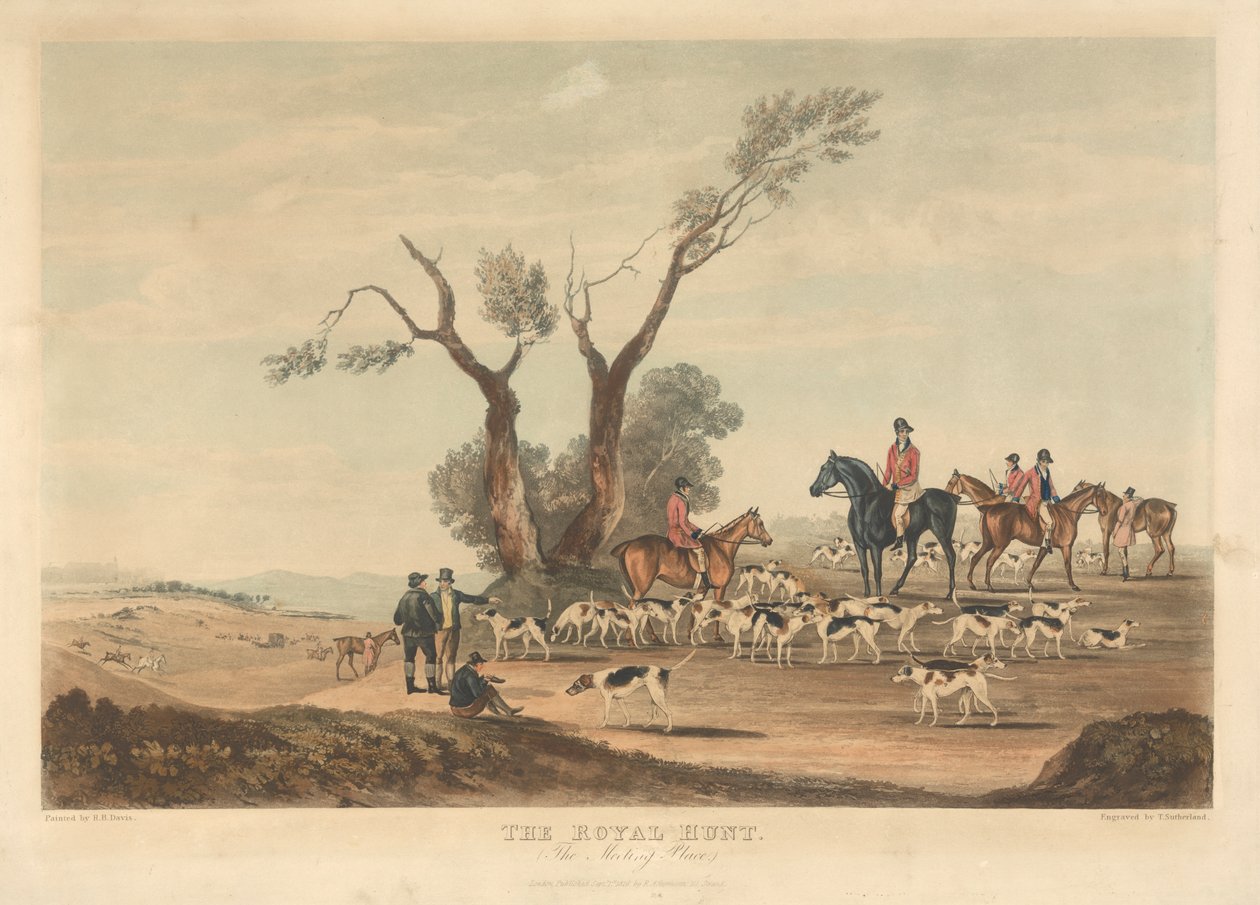 Dois de um conjunto de quatro: The Royal Hunt. 1.O Local de Encontro.polonês autorstwa Thomas Sutherland