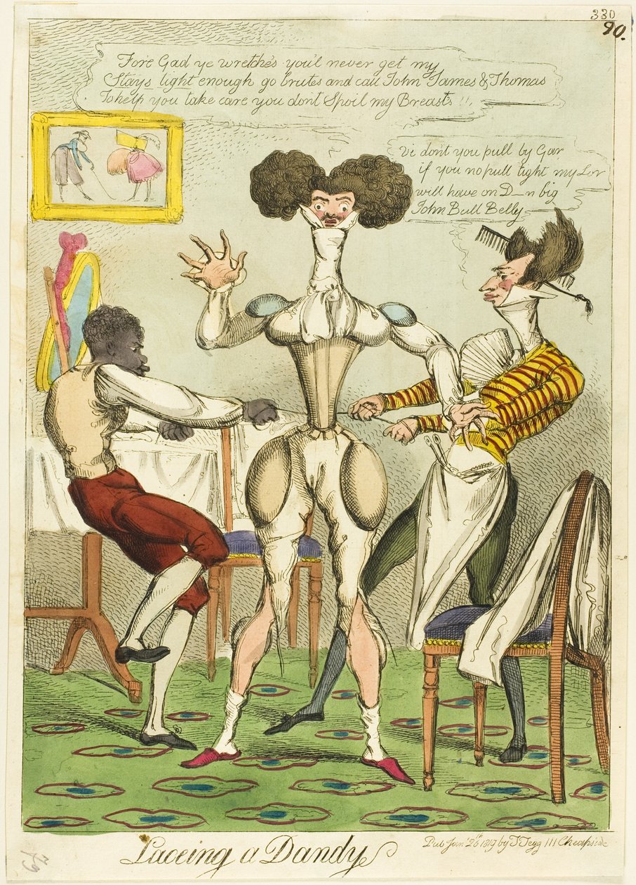 Sznurowanie Dandy autorstwa Thomas Tegg