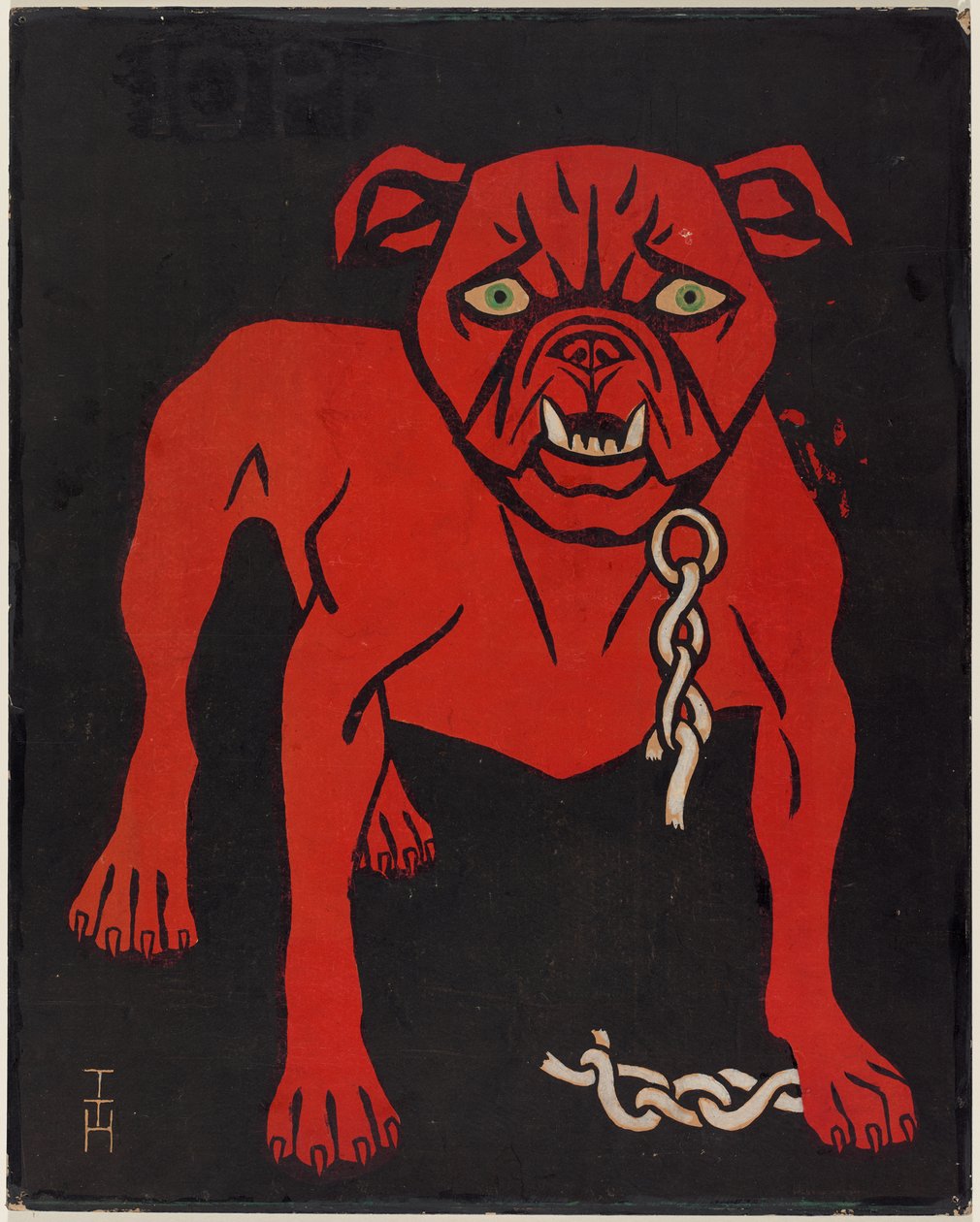 Die Simplicissimus-Bulldogge autorstwa Thomas Theodor Heine