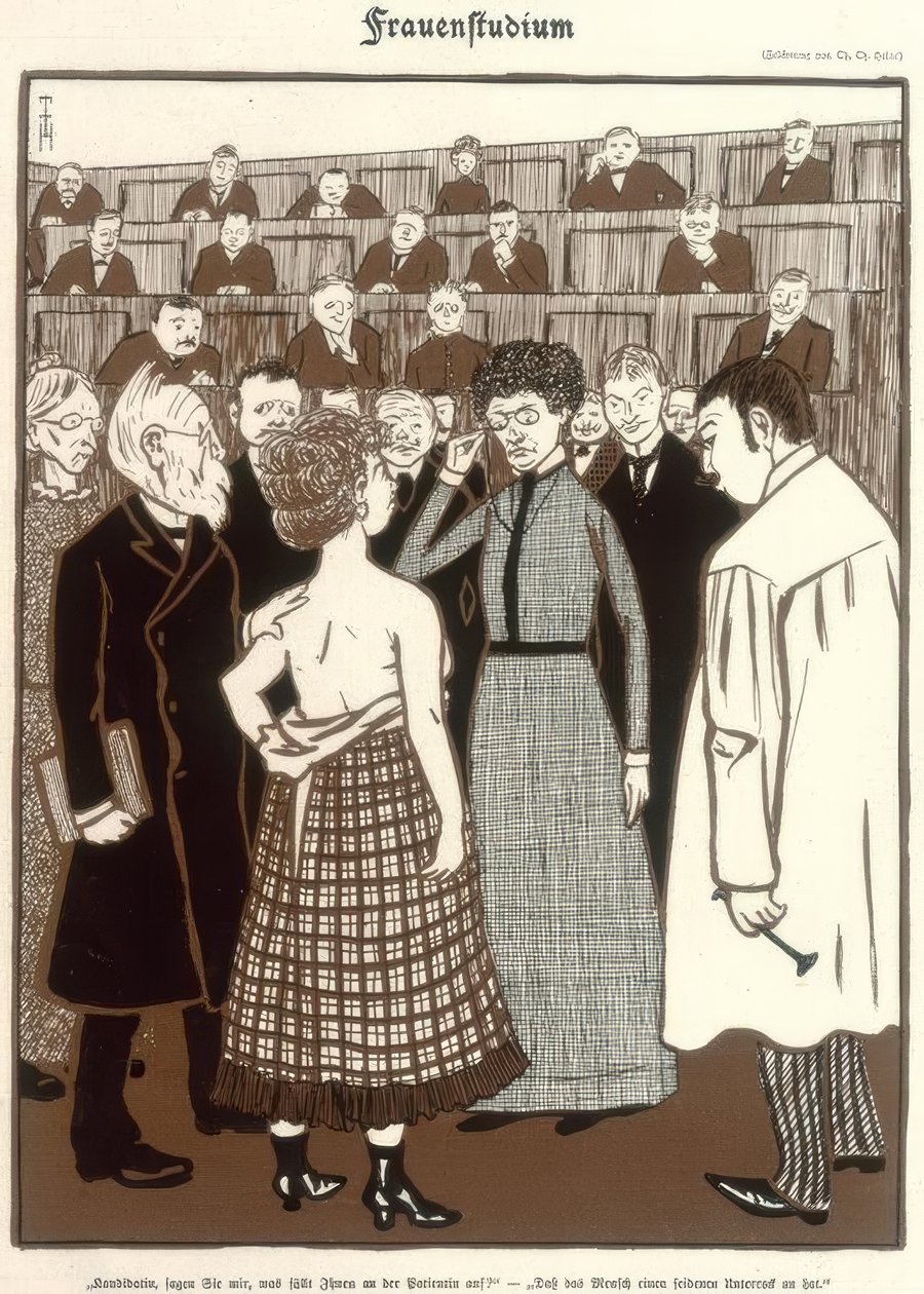 Studia kobiece autorstwa Thomas Theodor Heine