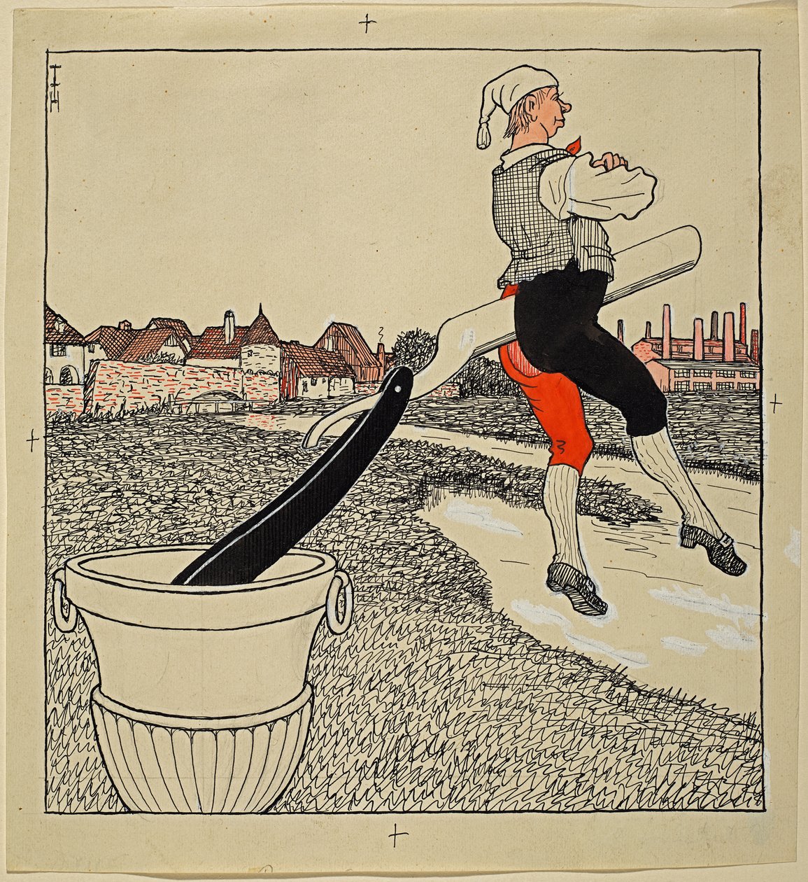 Czyste rozstanie, Simplicissimus XXV/9 autorstwa Thomas Theodor Heine
