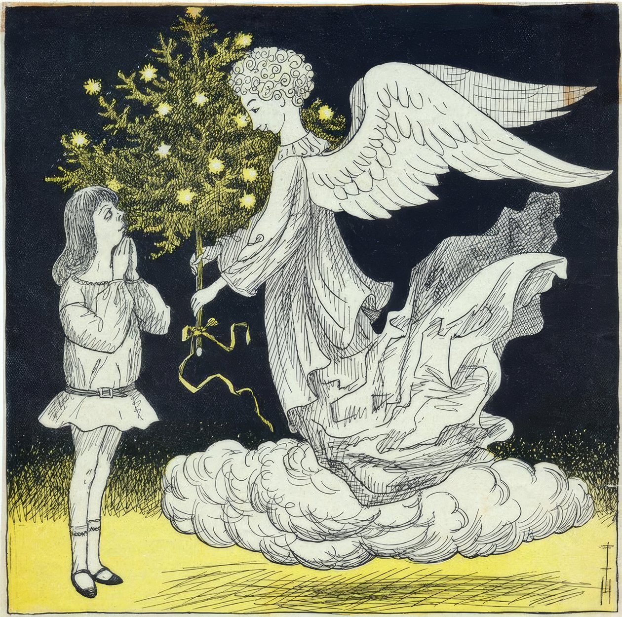 Boże Narodzenie 1922 autorstwa Thomas Theodor Heine