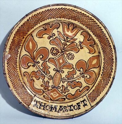 Naczynie Staffordshire, ok.1680 (pompa) autorstwa Thomas Toft