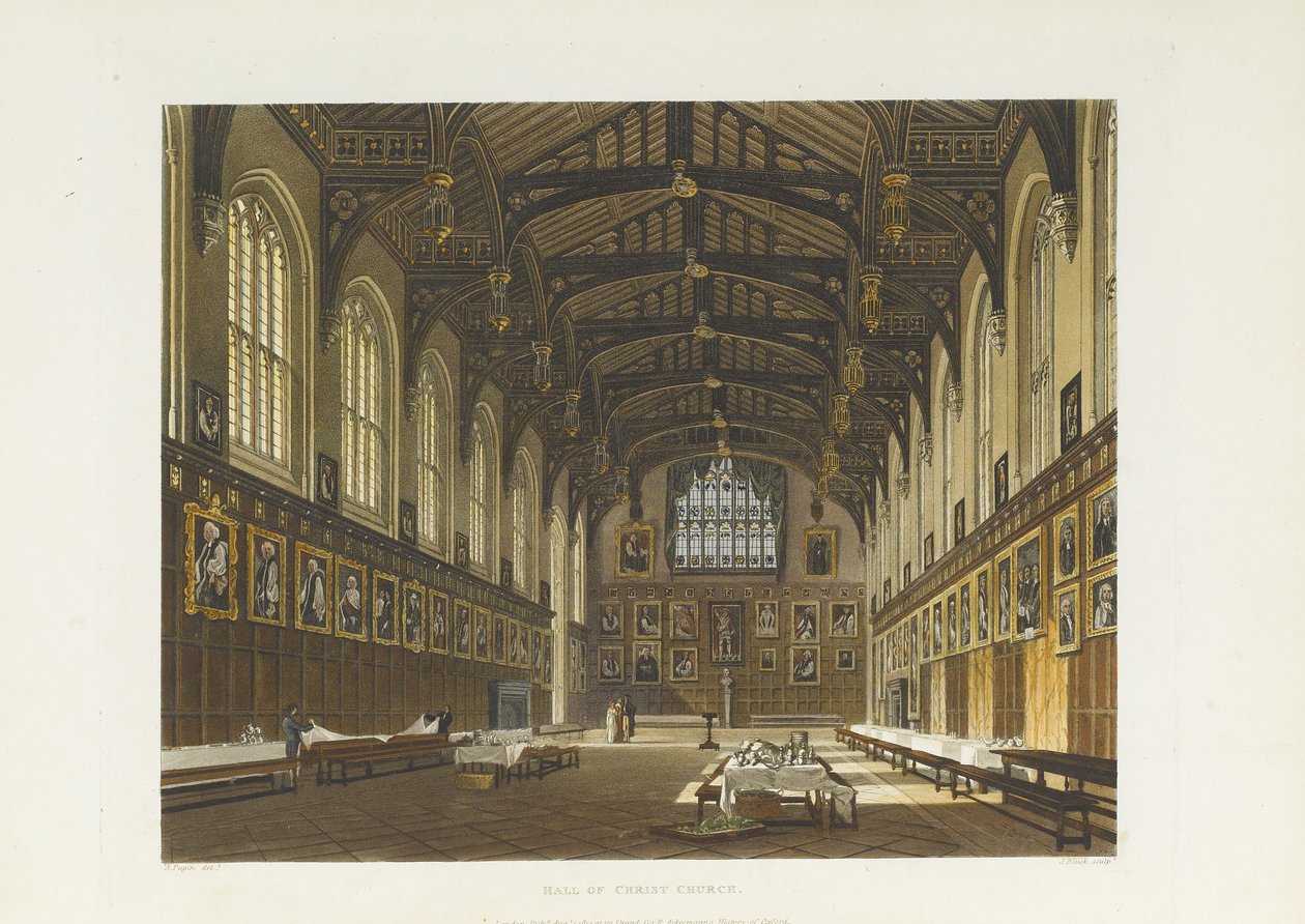 Kościół Hall of Christ, 1814 autorstwa Thomas Tomkins