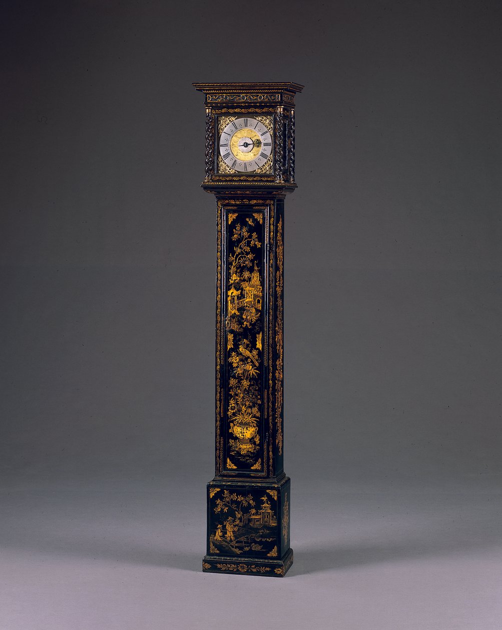 Zegar Karola II z trzydziestogodzinną kopertą, ok. 1680 (media mieszane) autorstwa Thomas Tompion
