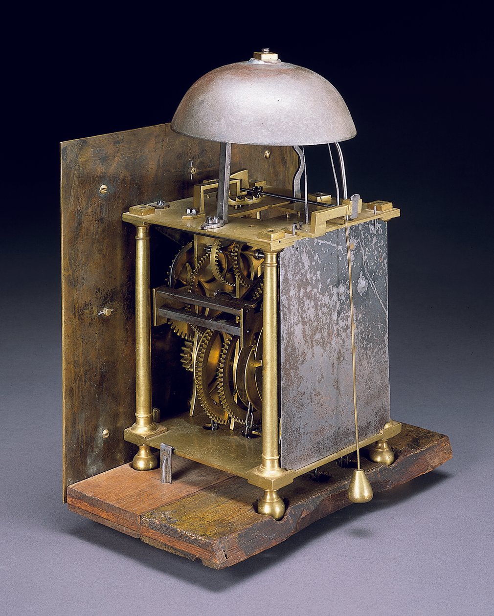 Mechanizm Zegara Trzydziestogodzinnego Karola II, ok.1680 autorstwa Thomas Tompion