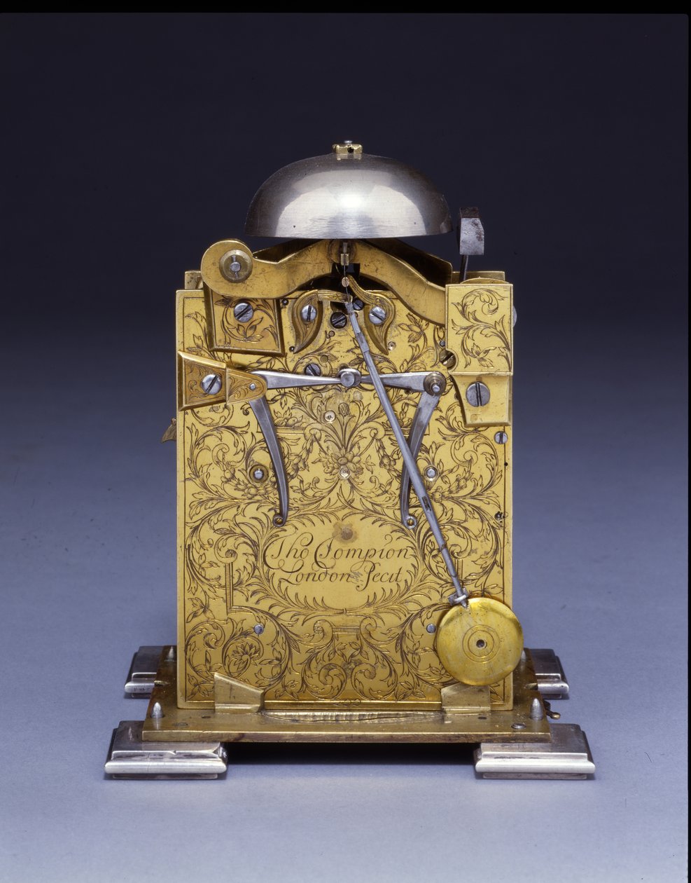 Miniaturowy zegar na wsporniku, nr 222, ok. 1695 autorstwa Thomas Tompion