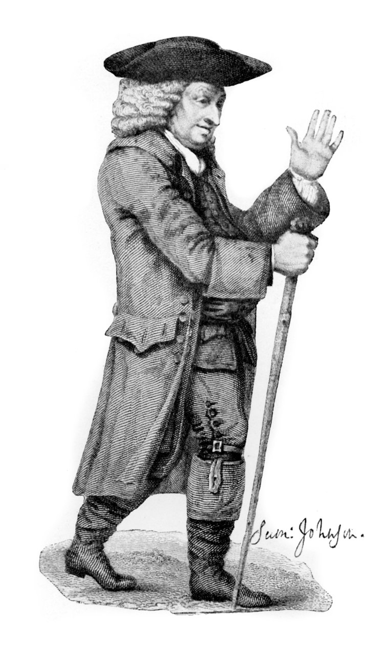 Dr Johnson, angielska postać literacka, 1912 autorstwa Thomas Trotter