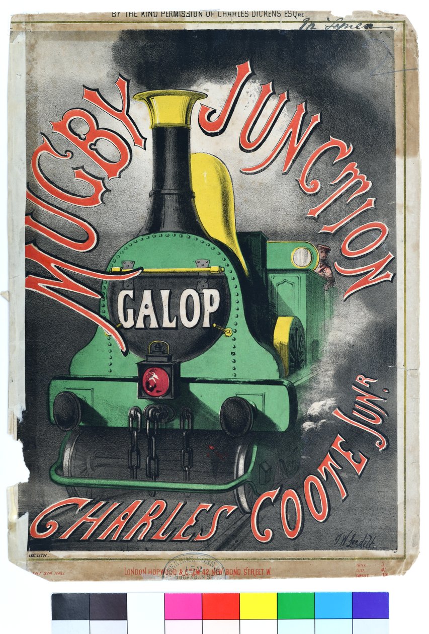 Mugby Junction Galop, c1880 (chromolitografia na papierze) autorstwa Thomas Wales Lee