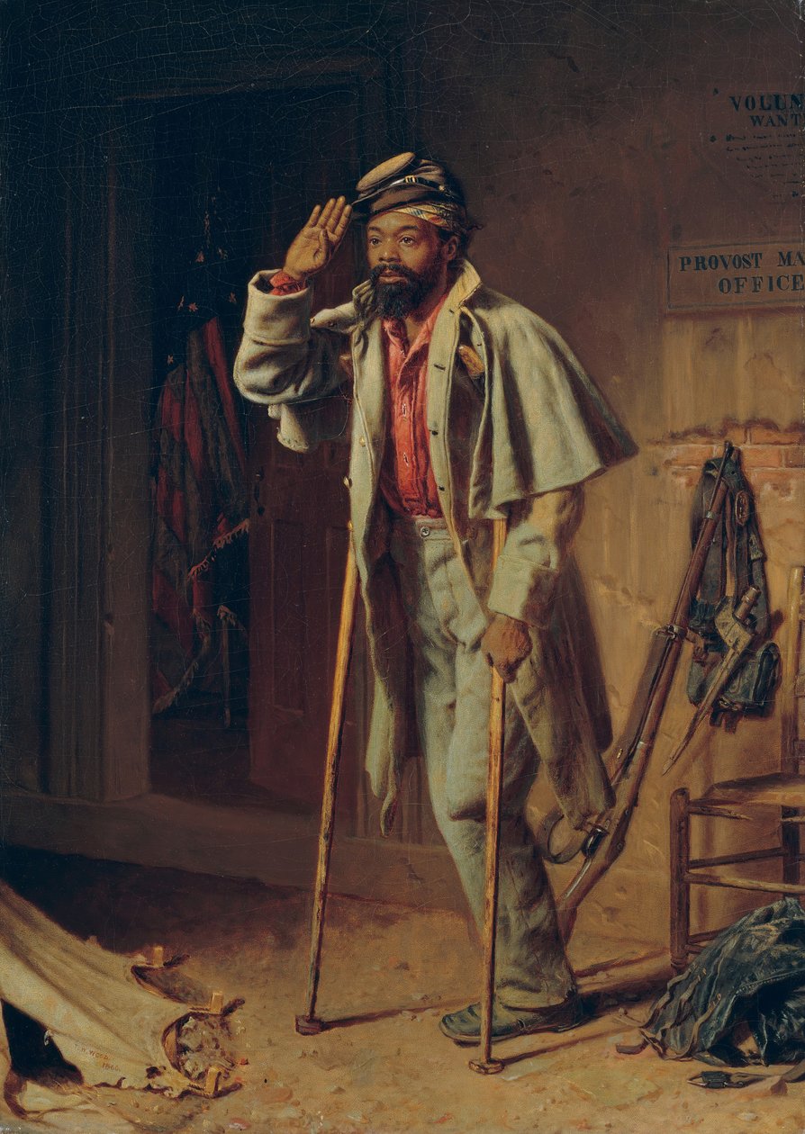 Trochę historii wojny: weteran, 1866. autorstwa Thomas Waterman Wood