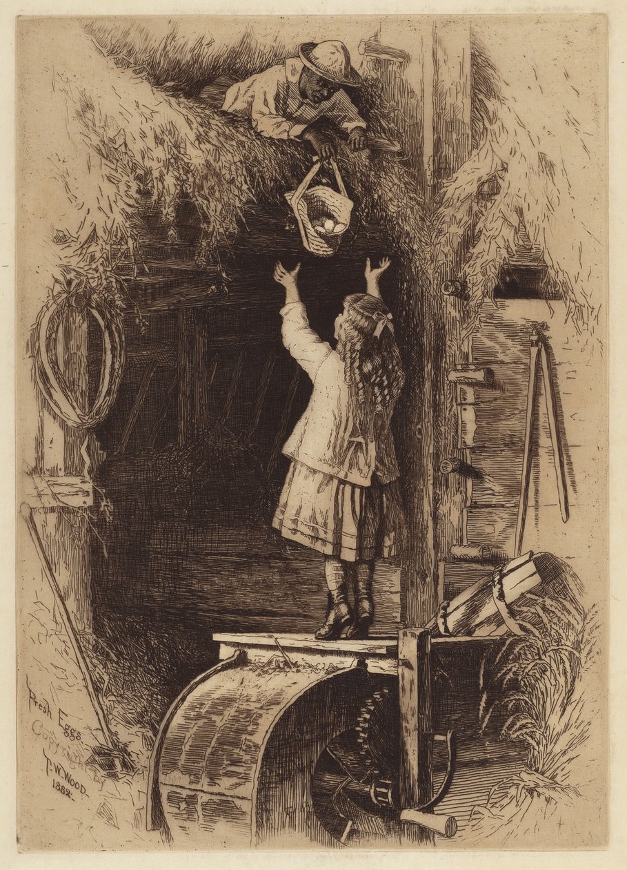 Świeże jajka autorstwa Thomas Waterman Wood