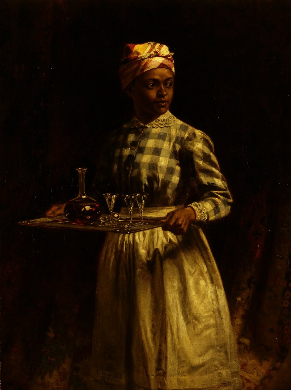 Służąca pokojówka, 1890 autorstwa Thomas Waterman Wood