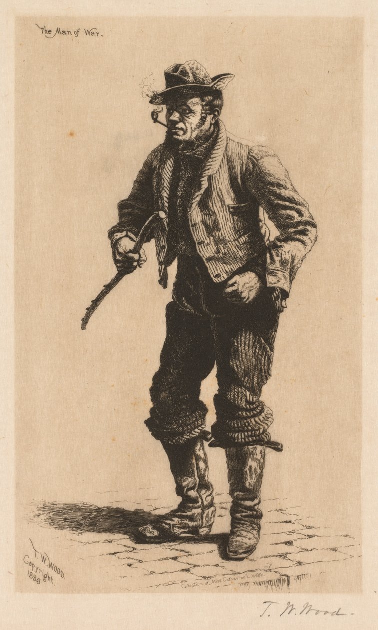 Człowiek wojny autorstwa Thomas Waterman Wood