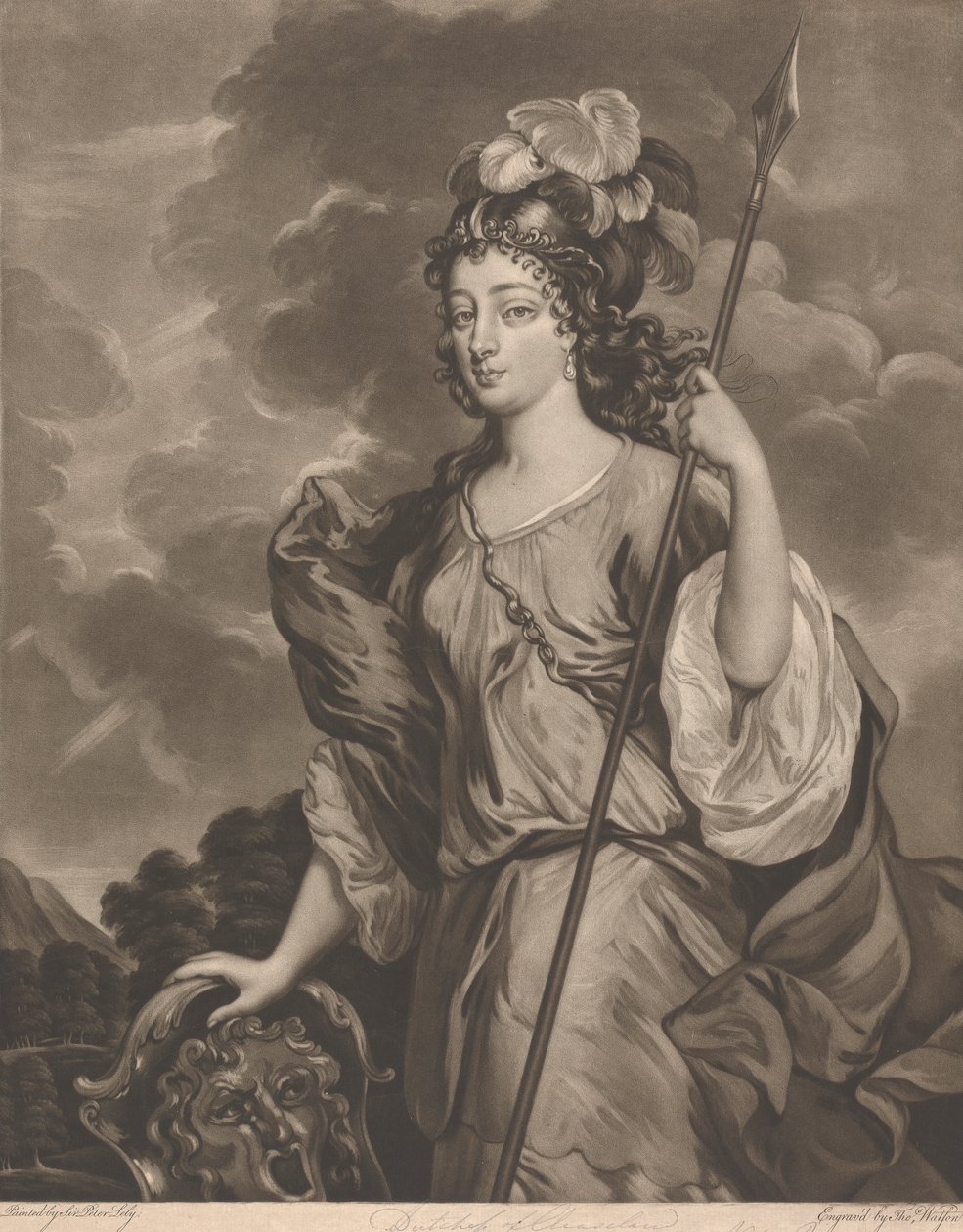 Barbara Palmer (z domu Villiers) hrabina Castlemaine autorstwa Thomas Watson
