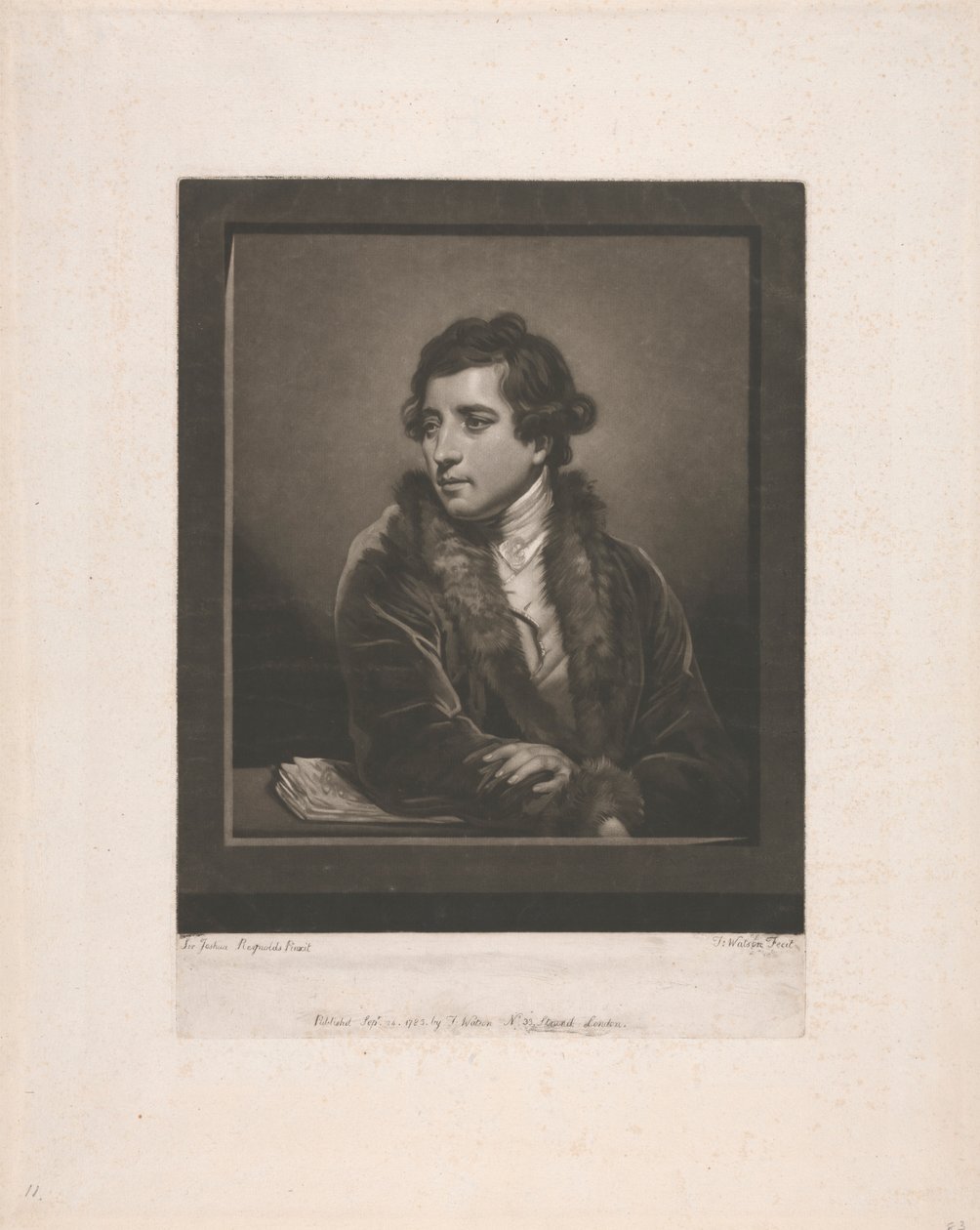 Francis Bartolozzi, RA autorstwa Thomas Watson