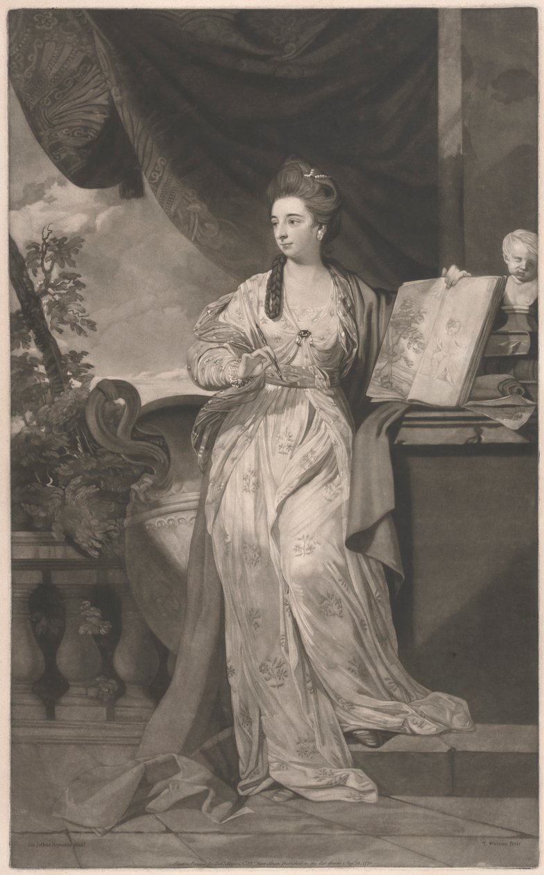 Lady Broughton autorstwa Thomas Watson