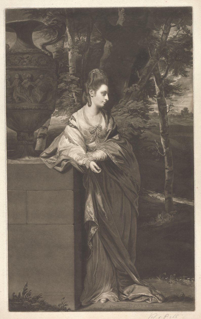 Sra. Theresa (nascida Robinson) Parkerpolish autorstwa Thomas Watson