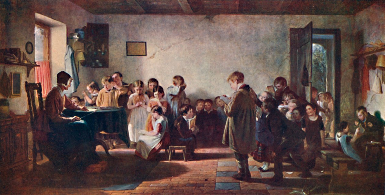 Szkoła Dam, 1845, 1904 autorstwa Thomas Webster