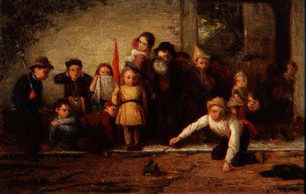 Wolontariusze w praktyce artyleryjskiej autorstwa Thomas Webster