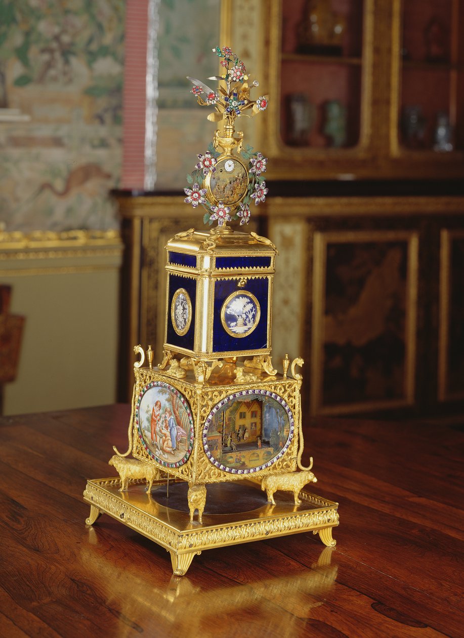 Automat muzyczny, necessaire i zegarek, Thomas Weekes, ok. 1800 autorstwa Thomas Weekes