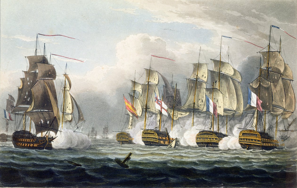 Sytuacja HMS Bellerophon po śmierci jej dowódcy kapitana Cooke