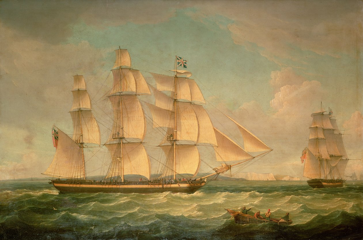 Nieznany obraz autorstwa Thomas Whitcombe