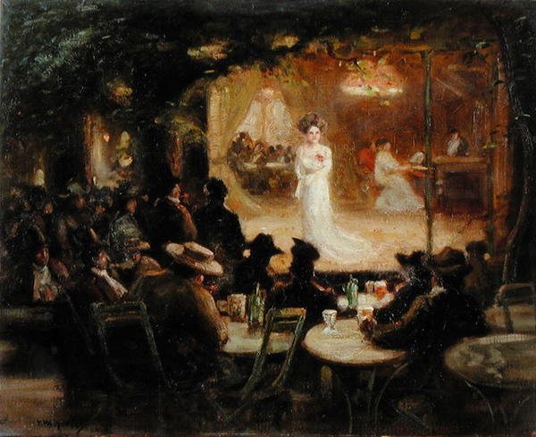Koncert na wolnym powietrzu, Paryż autorstwa Thomas William Morley