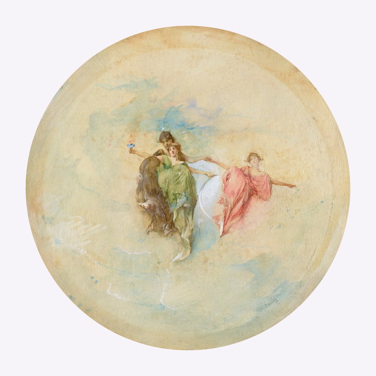 Dawn autorstwa Thomas Wilmer Dewing