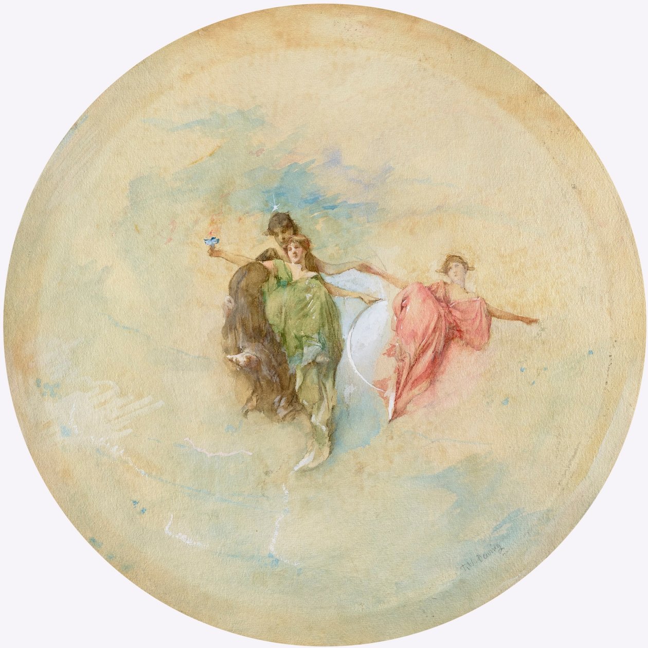 Świt autorstwa Thomas Wilmer Dewing
