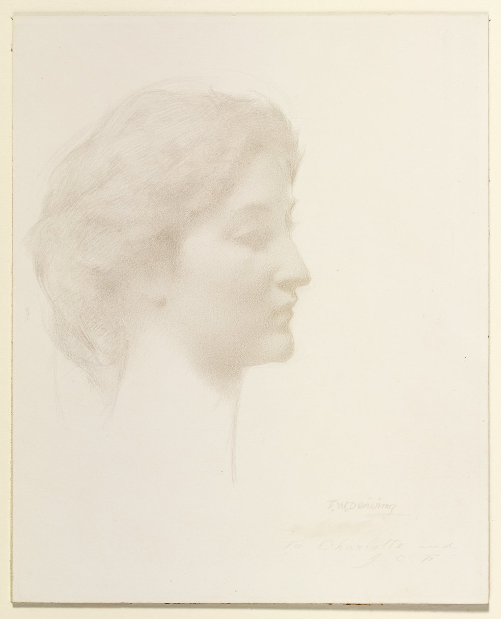 Głowa dziewczyny autorstwa Thomas Wilmer Dewing