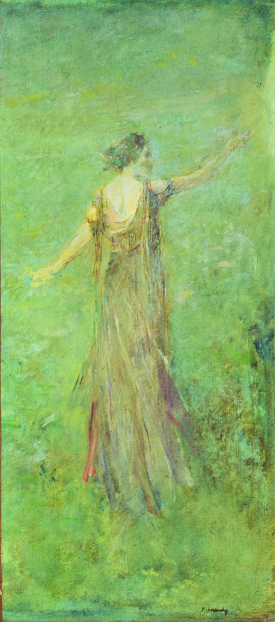 czerwiec, ok. 1920 (olej na płótnie) autorstwa Thomas Wilmer Dewing