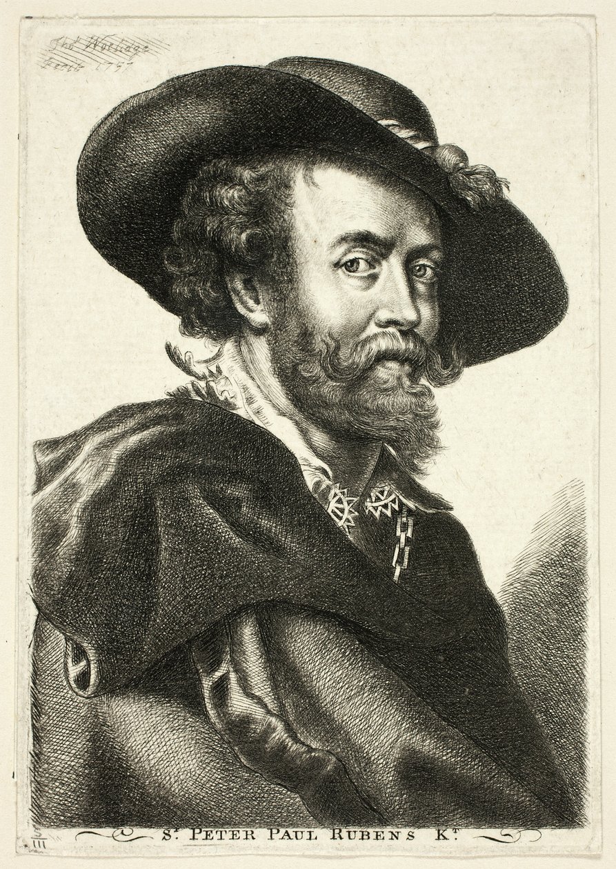 Sir Peter Paul Rubens autorstwa Thomas Worlidge