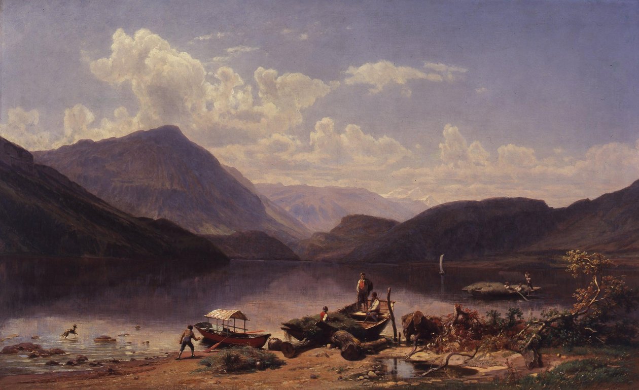 Krajobraz w pobliżu Rzymu autorstwa Thomas Worthington Whittredge