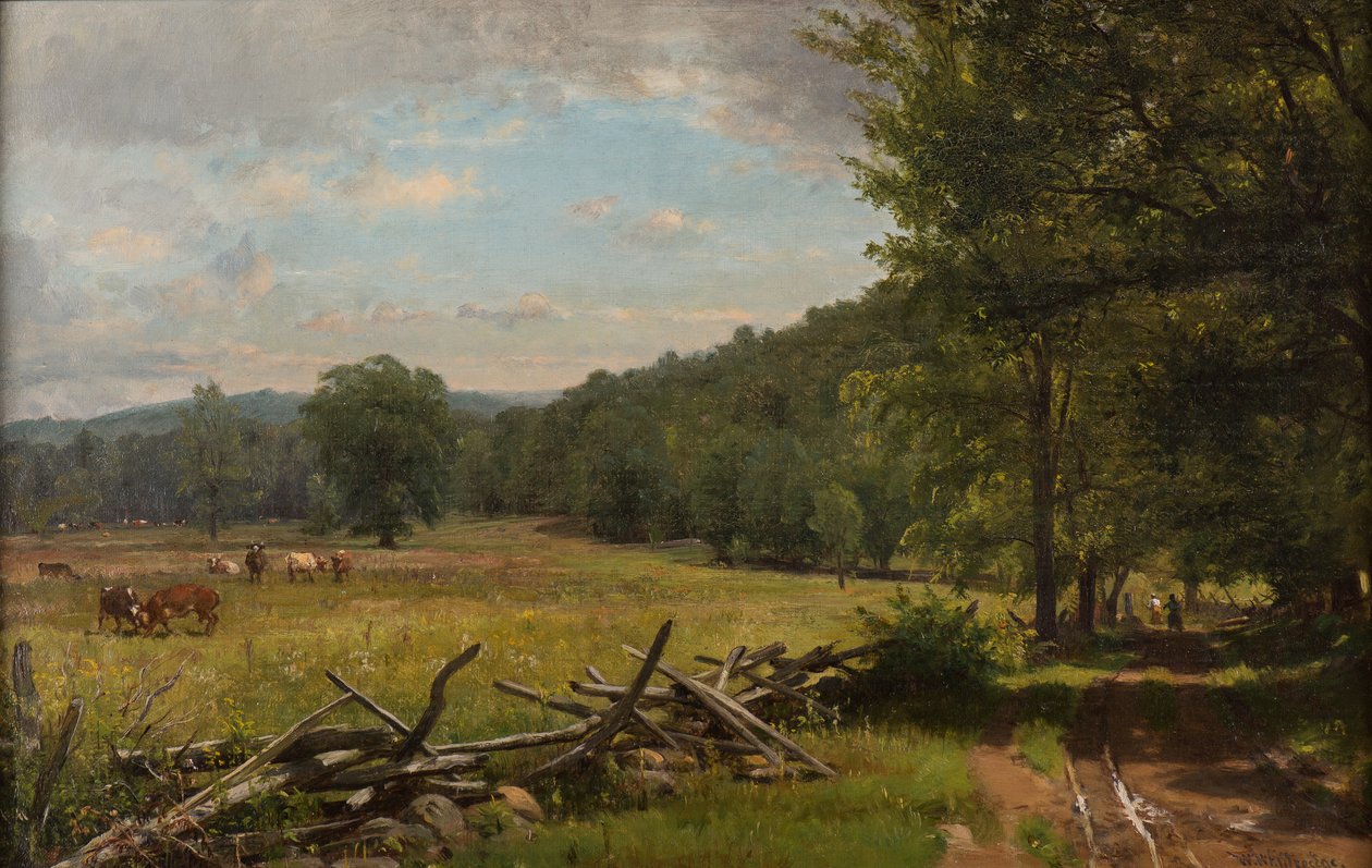 Łąka, ok.1870 autorstwa Thomas Worthington Whittredge