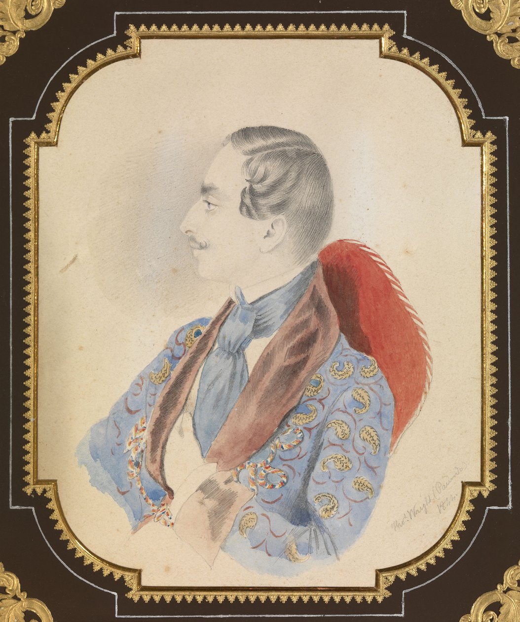 Portret Ilji Michajłowicza Miklaszewskiego, 1844 autorstwa Thomas Wright