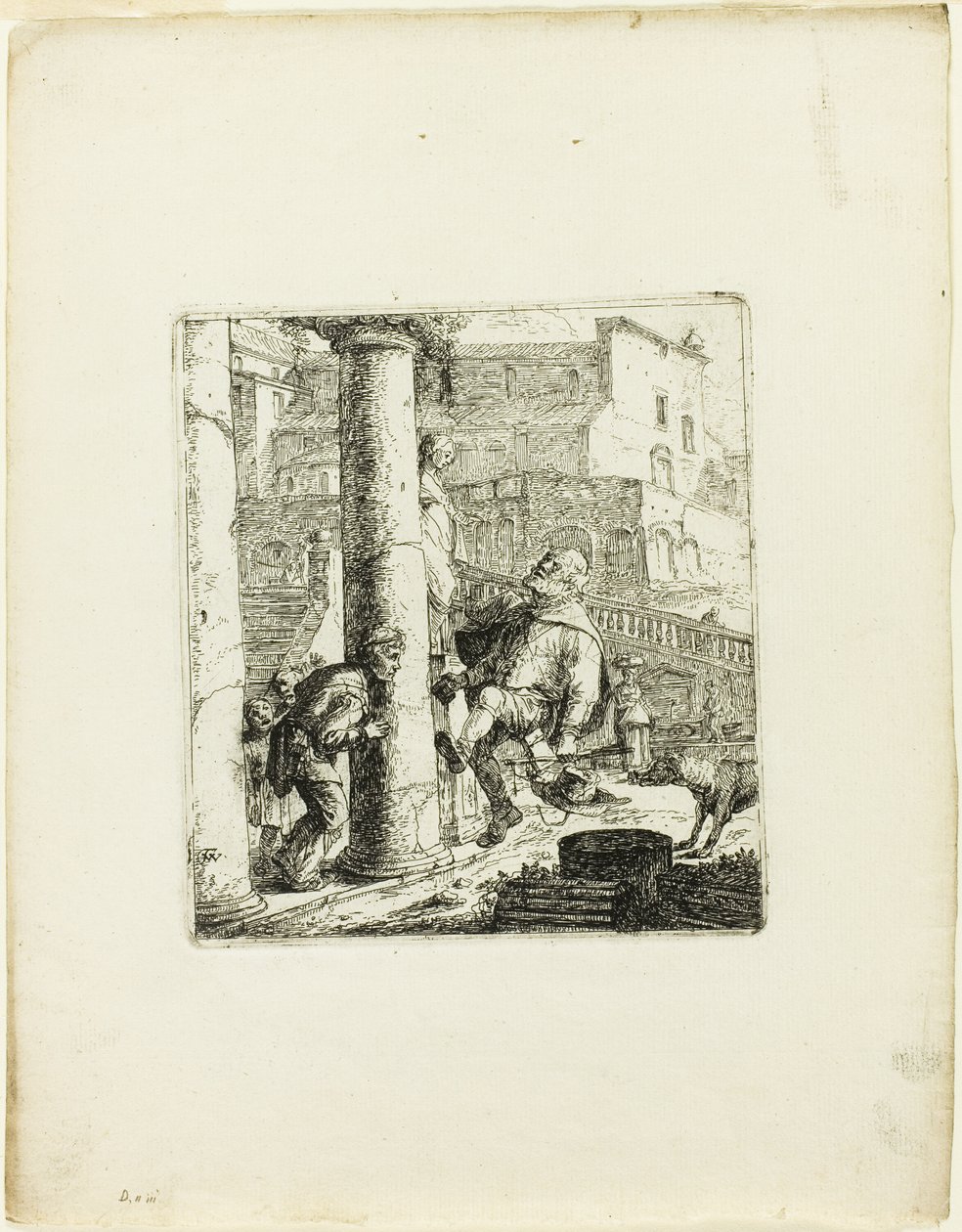 Ślepy żebrak oszukany przez Lazarillo autorstwa Thomas Wyck