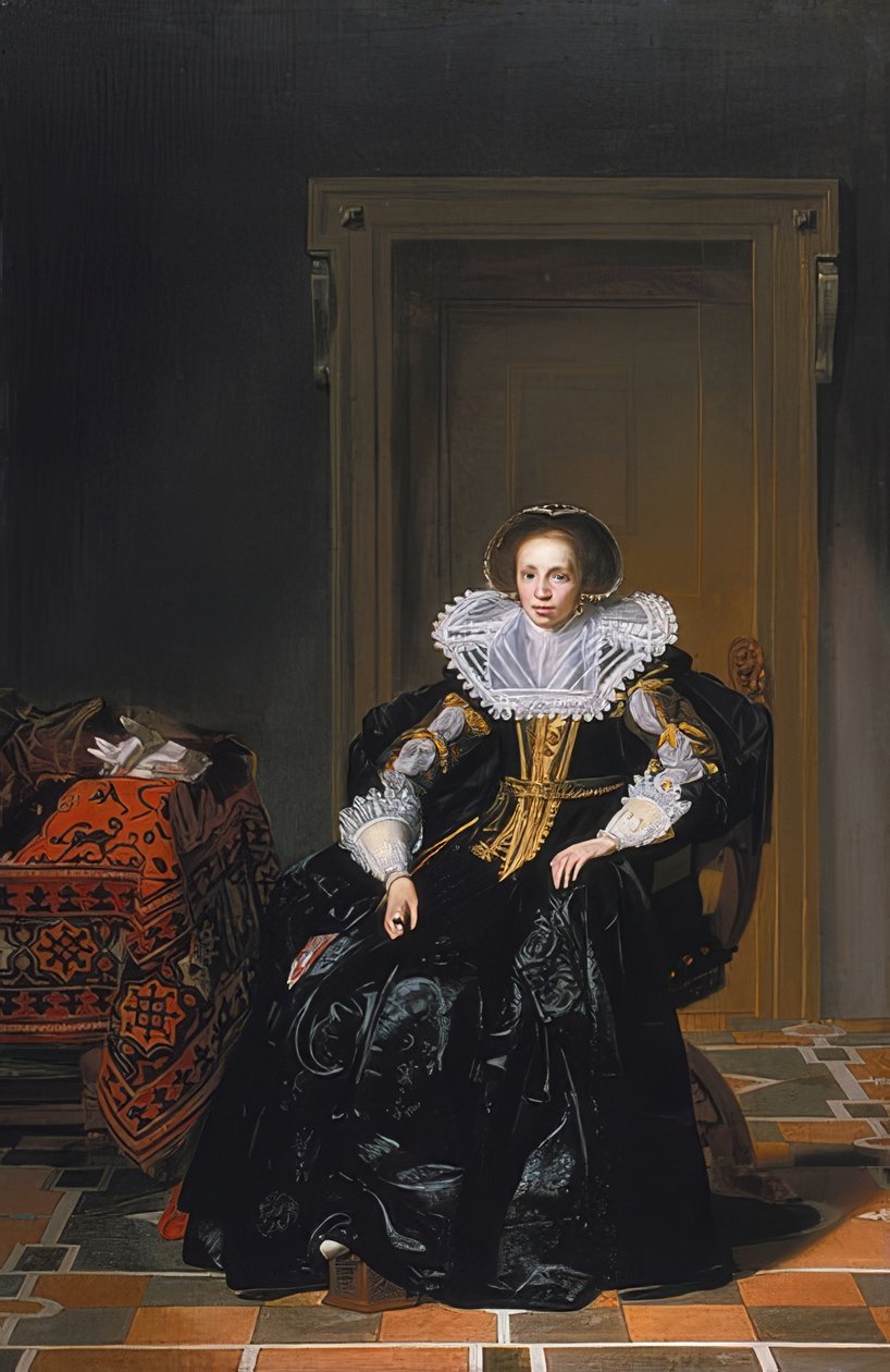 Portret damy. 1632 autorstwa Thomas de Keyser