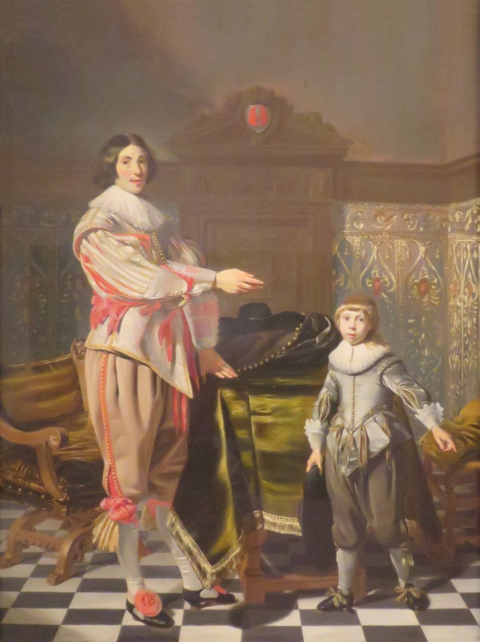Portret ojca i jego syna autorstwa Thomas de Keyser