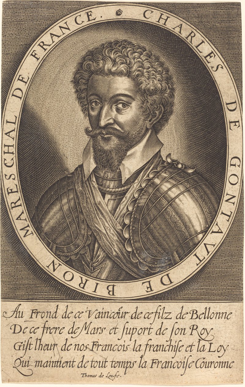 Charles de Gontaut, książę Biron autorstwa Thomas de Leu