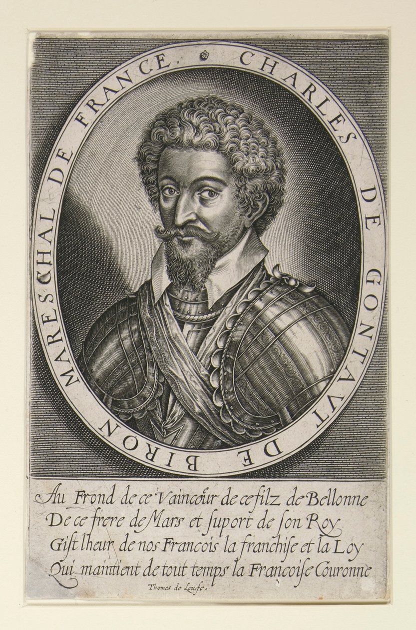 Charles de Gontaut, książę Biron, marszałek Francji autorstwa Thomas de Leu